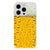 iPhone 15 Pro Siliconen Case Bier met een ontwerp van gouden bier en bubbels 🍺