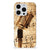iPhone 15 Pro Siliconen Hoesje met foto Bladmuziek design bladmuziek aanzicht