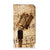 iPhone 15 Pro Stand Case Bladmuziek met vintage microfoon en muzieknoten design 🎶