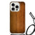 iPhone 15 Pro Stevig Telefoonhoesje Donker Hout B2C Telecom