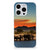 iPhone 15 Pro TPU Hoesje Olifanten met olifanten bij zonsondergang 🌅.