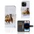 iPhone 15 Pro Telefoonhoesje met Pasjes Paarden met paardenontwerp voor paardenliefhebbers, praktischer en stijlvol.