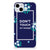 iPhone 15 Silicone-hoesje Flowers Blue DTMP B2C Telecom