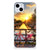iPhone 15 Siliconen Back Cover Amsterdamse Grachten fiets op brug zonsondergang