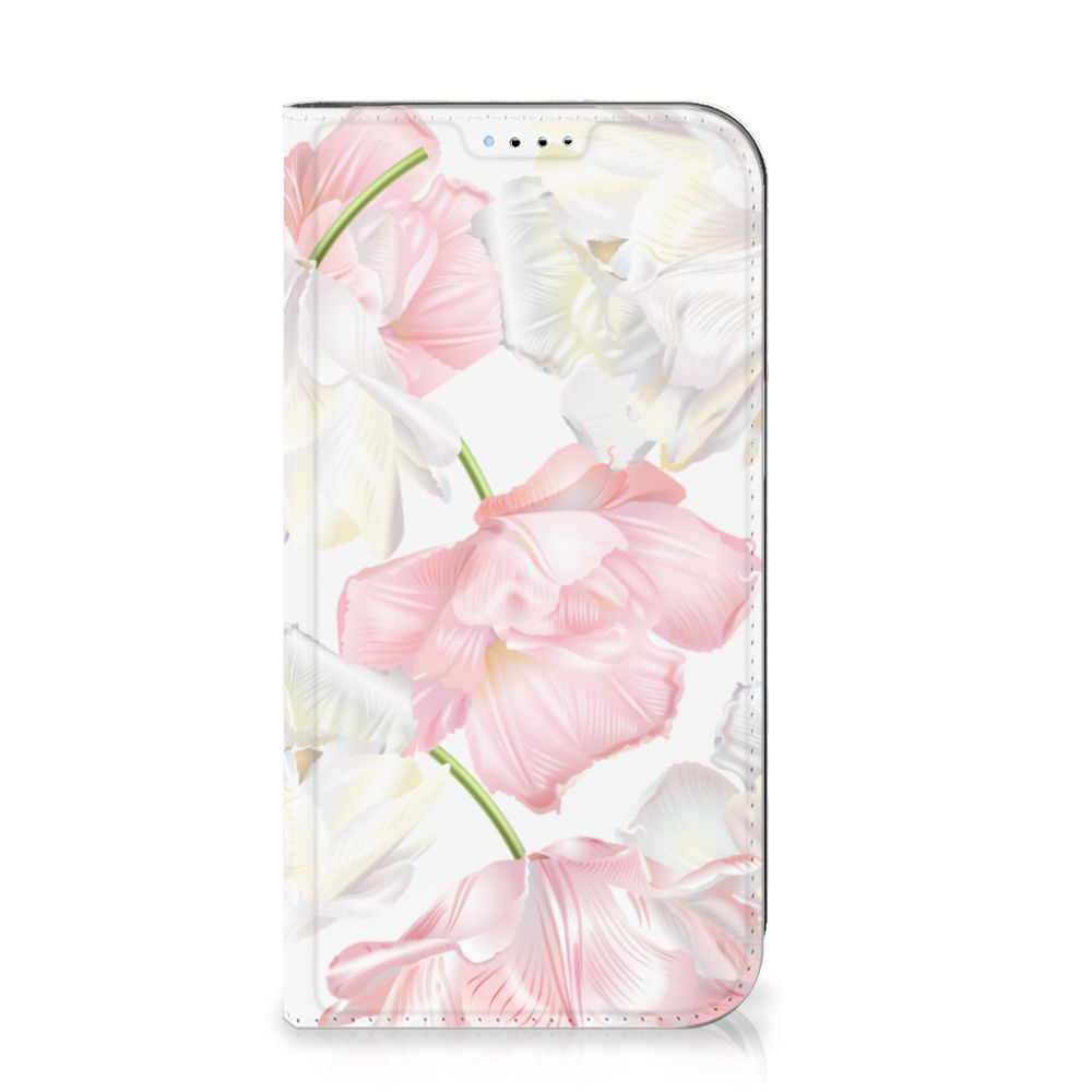 iPhone 15 Smart Cover Lovely Flowers bloemen design vooraan