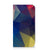 iPhone 15 Stand Case Polygon Dark met abstract geometrisch ontwerp in levendige kleuren