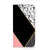 Apple iPhone 15 Stand Case Zwart Roze Vormen design zwart roze geometrisch