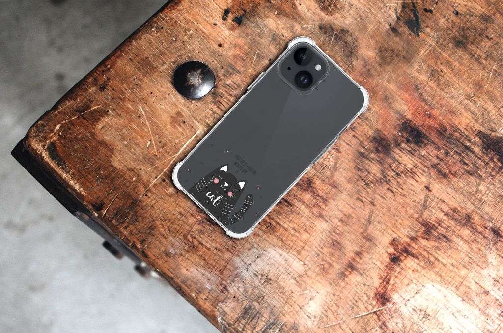 iPhone 15 Stevig Bumper Hoesje Cat Good Day B2C Telecom