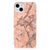 iPhone 15 TPU Siliconen Hoesje Marmer Oranje B2C Telecom