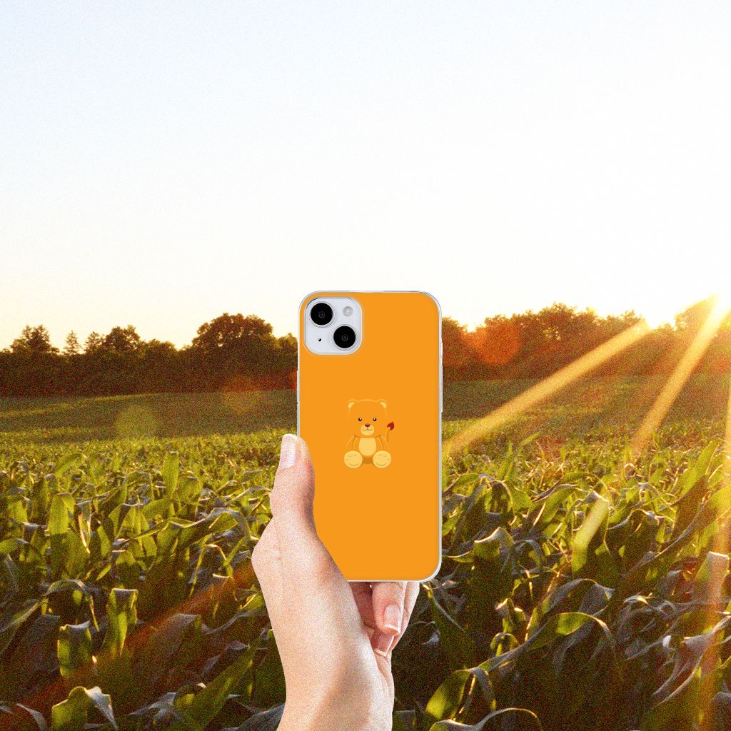 iPhone 15 Telefoonhoesje met Naam Baby Beer B2C Telecom