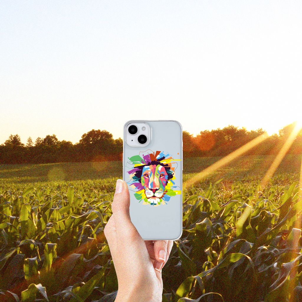 iPhone 15 Telefoonhoesje met Naam Lion Color B2C Telecom