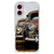 iPhone 16 Anti-shock Hoesje met foto Vintage Auto design vintage auto achteraanzicht