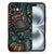 Apple iPhone 16 Back Case Aztec hoesje patronen achterkant