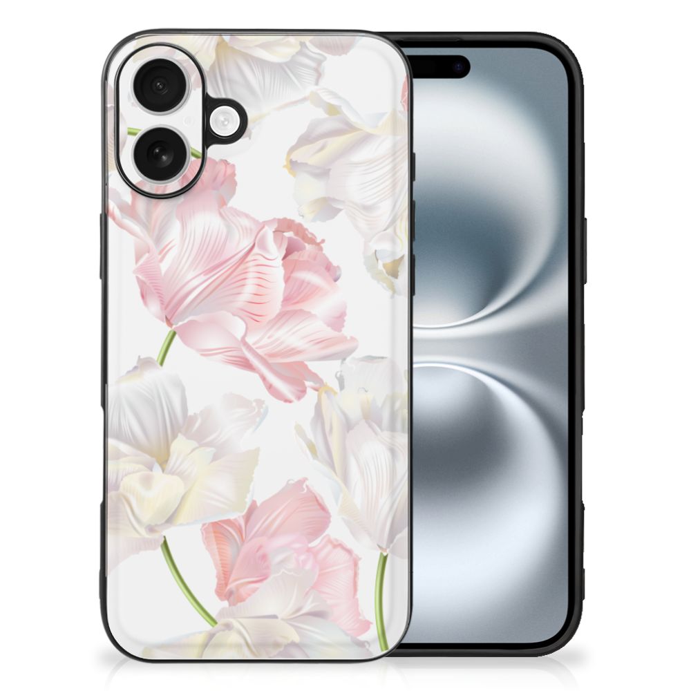Apple iPhone 16 iPhone 16 Bloemen Hoesje Lovely Flowers bloemenprint back cover