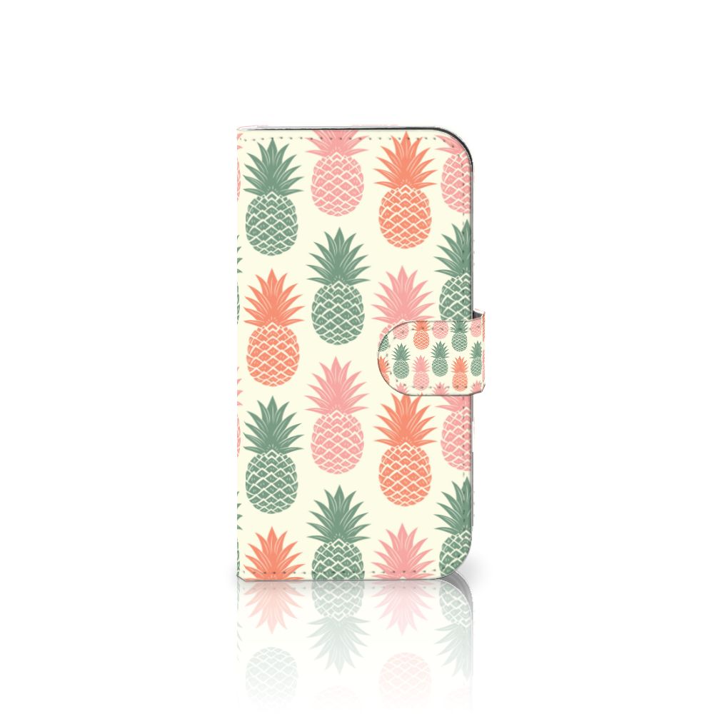iPhone 16 Book Cover Ananas bookcover ananas voorzijde