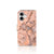 iPhone 16 Bookcase Marmer Oranje bookcase oranje marmer achteraanzicht