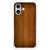 iPhone 16 Bumper Hoesje Donker Hout hoesje design donker hout achterkant