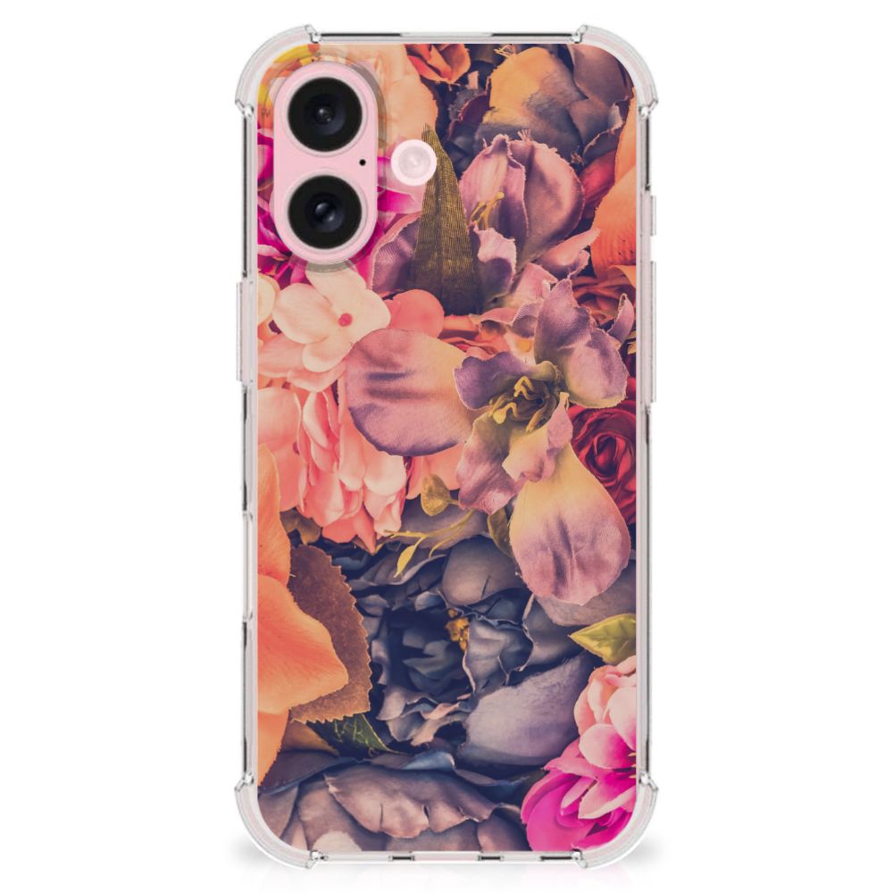 iPhone 16 Case Bosje Bloemen achterkant bloemen design