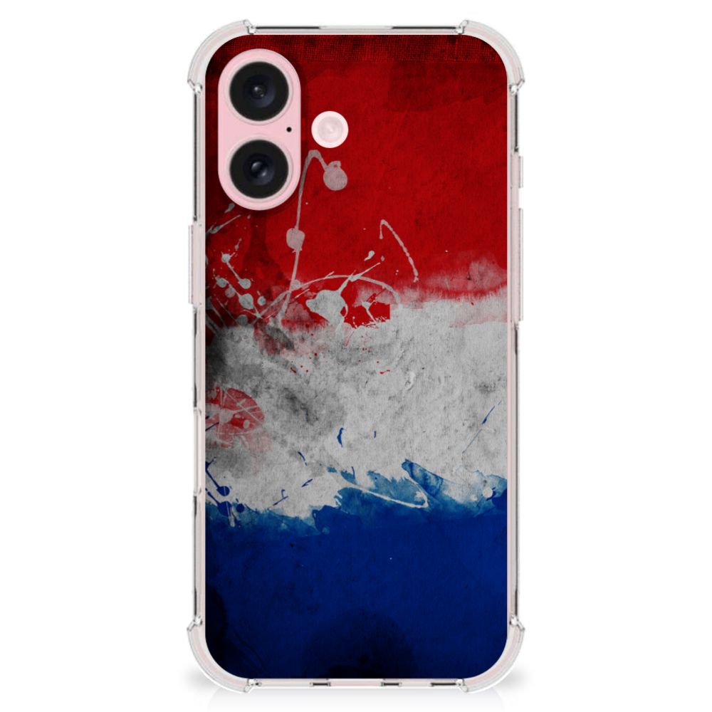 iPhone 16 Cover Case Nederland Nederlandse Vlag design achterkant