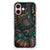 iPhone 16 Doorzichtige Silicone Hoesje Aztec design kleur ontwerp