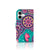 iPhone 16 Hoesje Cirkels en Vlinders bookstyle case tekening voorkant