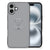 Apple iPhone 16 hoesje grijs baby olifant achterzijde