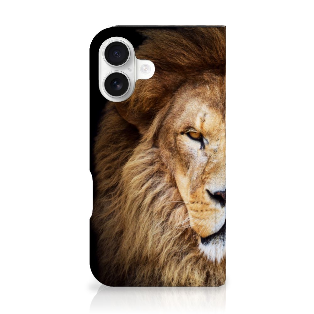 iPhone 16 Hoesje maken Leeuw design leeuw voorkant