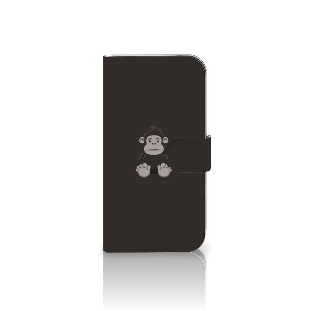 iPhone 16 Leuk Hoesje Gorilla flip case gorilla design vooraanzicht