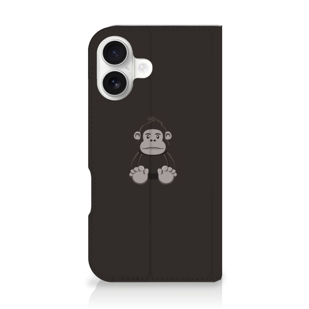 iPhone 16 Magnet Case Gorilla telefoonhoesje Gorilla ontwerp voorkant