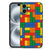 Apple iPhone 16 Plus Back Case Blokken patronen kleurrijk design voorkant