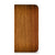 iPhone 16 Plus Book Wallet Case Donker Hout design Donker Hout voorkant