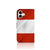 iPhone 16 Plus Bookstyle Case Oostenrijk vlag design voorkant