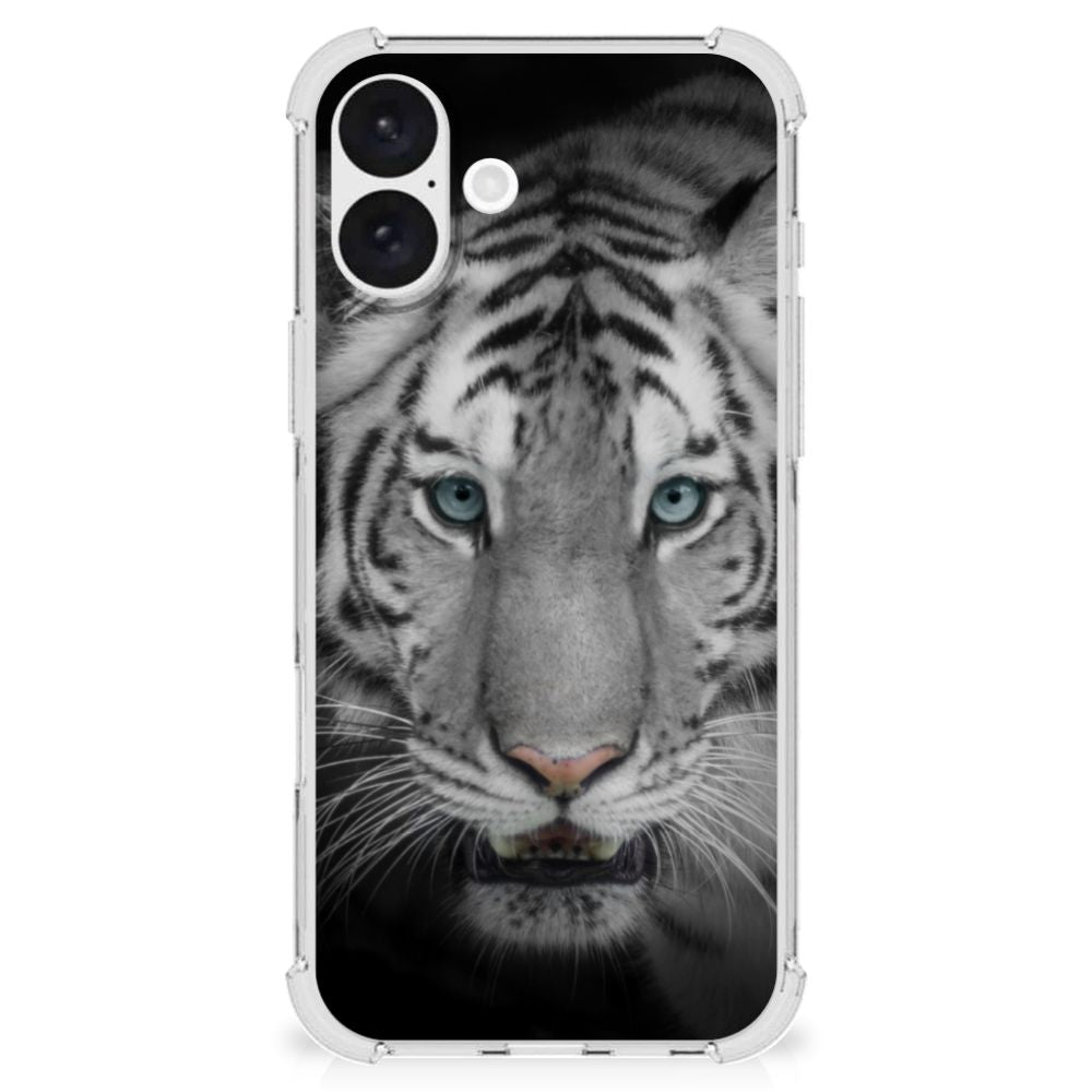 iPhone 16 Plus Case Anti-shock Tijger tijger design voorkant