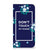 iPhone 16 Plus Design Case Flowers Blue DTMP voorkant bloemen design