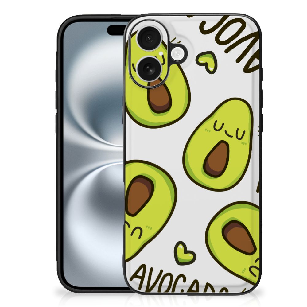 Apple iPhone 16 Plus hoesje Avocado Singing achterzijde