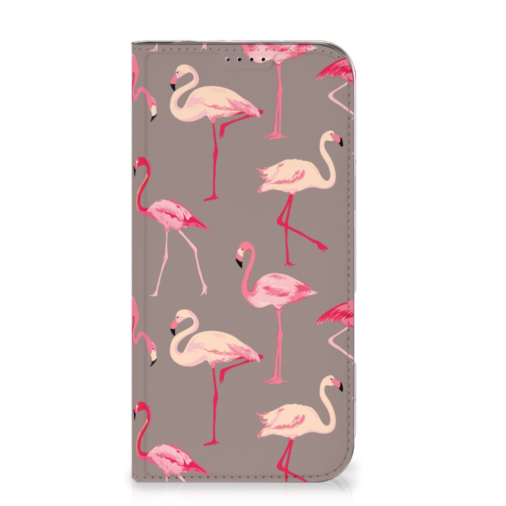 iPhone 16 Plus Hoesje maken Flamingo stand case design flamingo voorkant