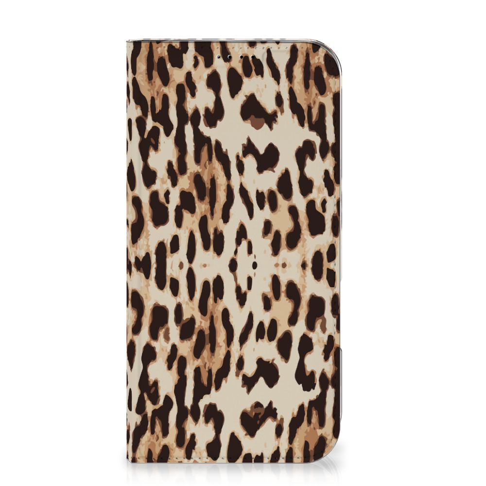 iPhone 16 Plus Hoesje maken Leopard hoesje leopard print voorkant