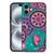 Apple iPhone 16 Plus iPhone 16 Plus Leuk Telefoonhoesje Cirkels en Vlinders achterkant met bloemen en vlinders