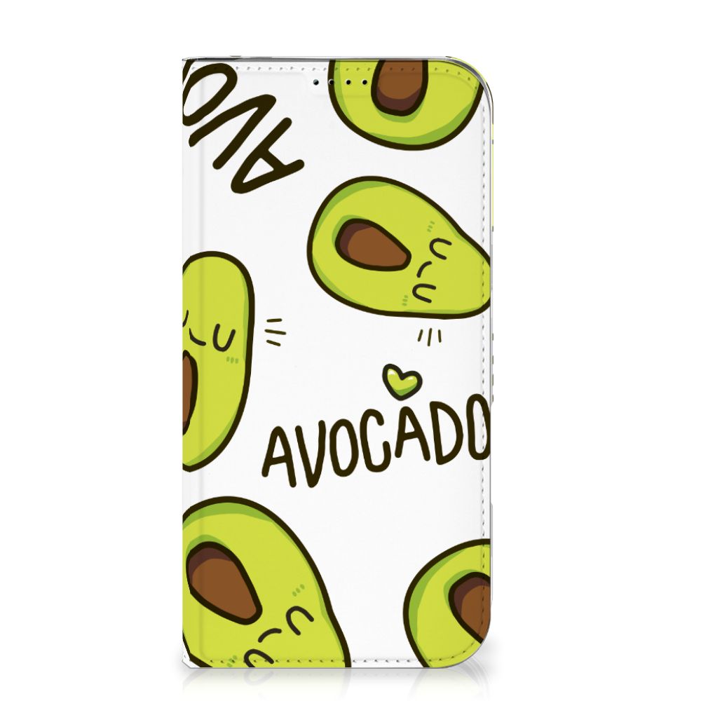 iPhone 16 Plus Magnet Case Avocado Singing avocado design voorkant