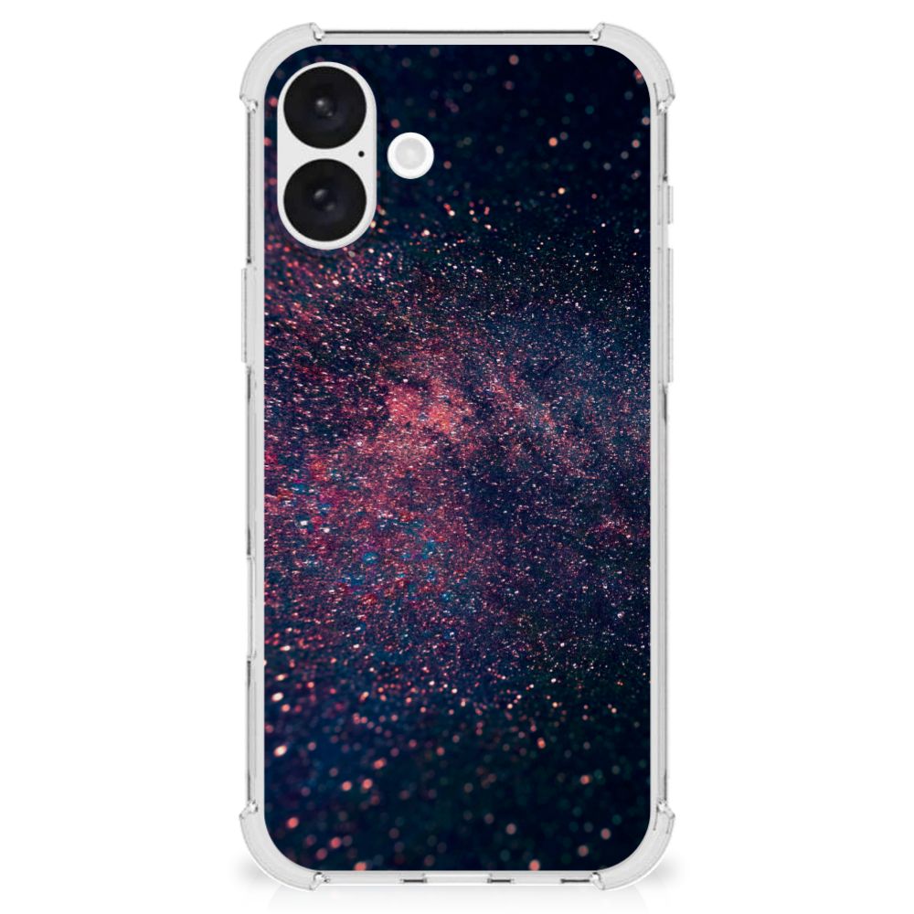 iPhone 16 Plus Shockproof Case Stars achterkant design sterren