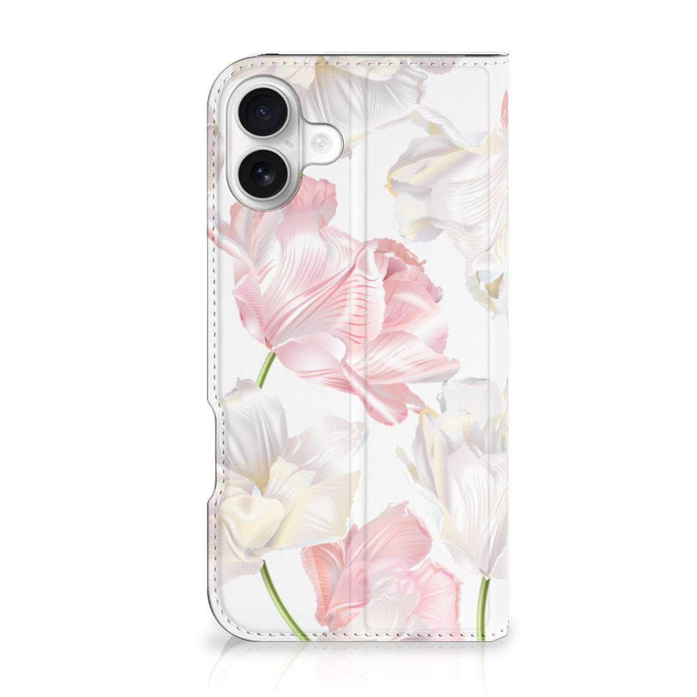 iPhone 16 Plus Smart Cover Lovely Flowers design Lovely Flowers voorkant