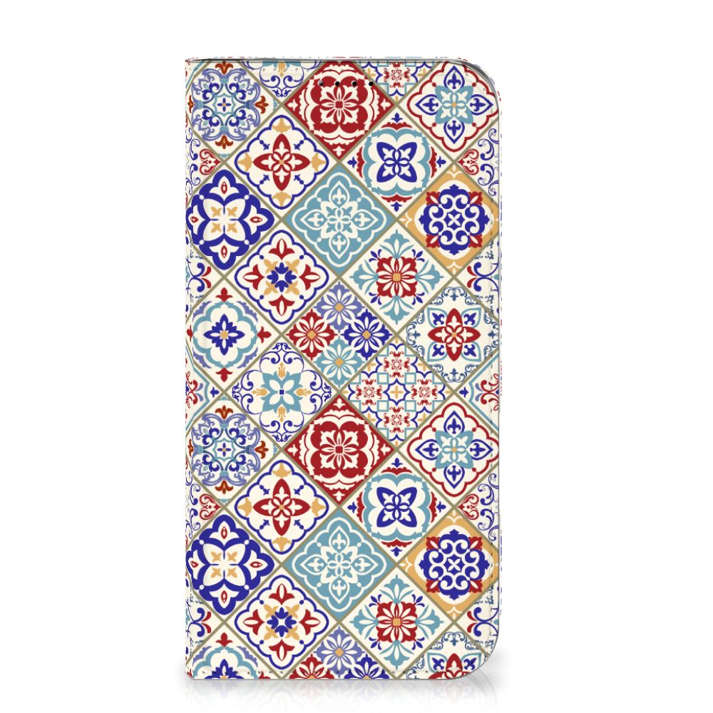 iPhone 16 Plus Standcase Tiles Color design kleurrijk patroon
