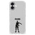 iPhone 16 Plus Stevig Bumper Hoesje Floss achterkant ontwerp zwart wit