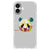 Apple iPhone 16 Plus Stevig Bumper Hoesje Panda Color achterkant