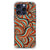 iPhone 16 Pro Back Cover Retro retro kleurrijk ontwerp achterkant