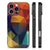 Apple iPhone 16 Pro Backcover Polygon Color hoesje abstract design zijkant