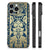Apple iPhone 16 Pro Bloemen Hoesje Beige Flowers bloemenplant design zijkant