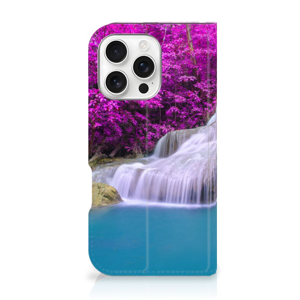 iPhone 16 Pro Book Cover Waterval design waterval aanzicht