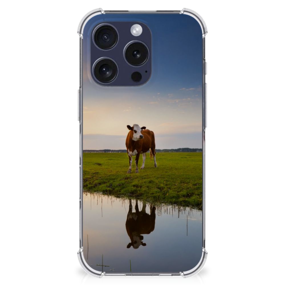 iPhone 16 Pro Case Anti-shock Koe koe een uitzicht