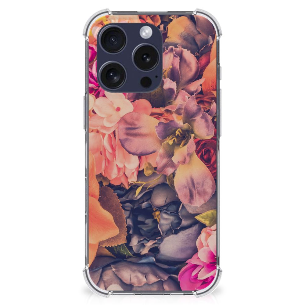 iPhone 16 Pro Case Bosje Bloemen bloemen design achterkant